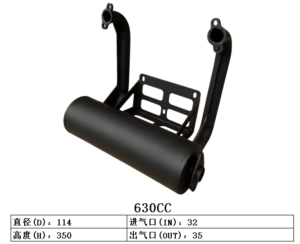630CC割草机消声器